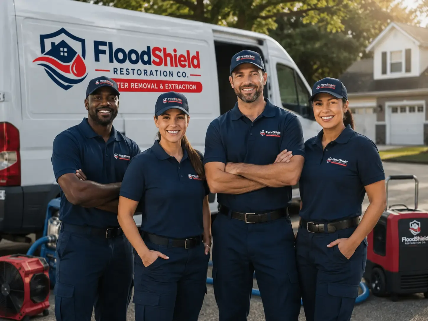 Flood Damage Restoration company in Nova, OH